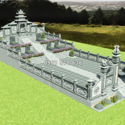 khu lăng mộ xanh rêu hạ 3 nền