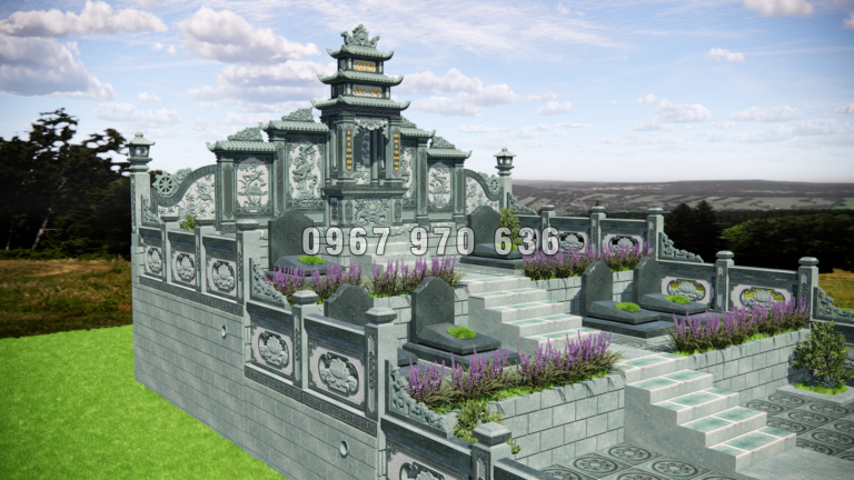 khu lăng mộ xanh rêu hạ 3 nền